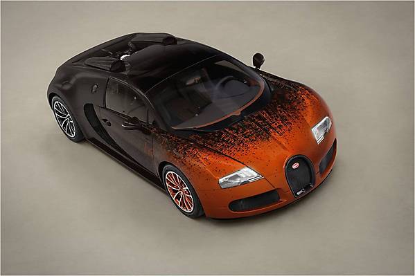Видео Bugatti Veyron Grand Sport Bernar Venet